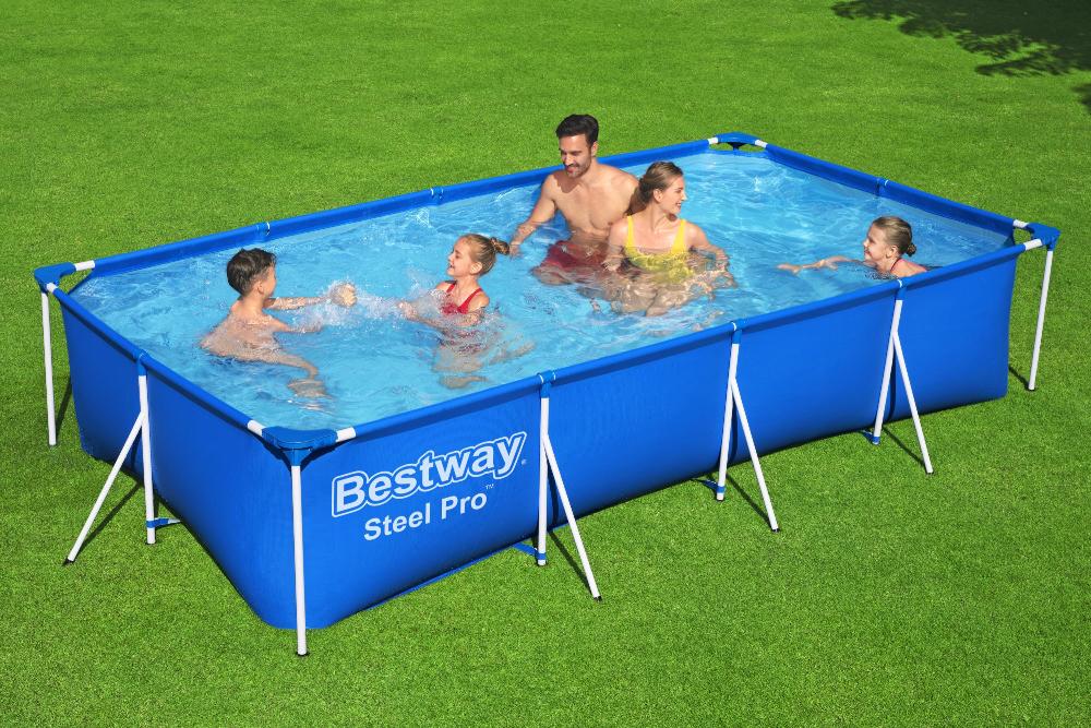 Bestway 56424 BW Каркасный бассейн Steel Pro 400х211х81см, 5700л, фил.-насос 1249л/ч