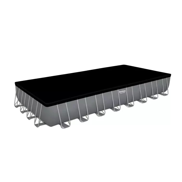 Bestway 56623 BW Каркасный бассейн Power Steel 956х488х132см, 52231л, песч.фил.-нас. 8327л/ч, лестн., тент, попл.-доз