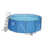 Bestway 5614S BW Каркасный бассейн 366х122см, 10250л, фил.-насос 2006л/ч, лестница