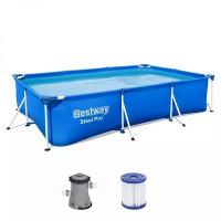 Bestway 56411 BW Каркасный бассейн Steel Pro 300х201х66см, 3300л, фил.-насос 1249л/ч