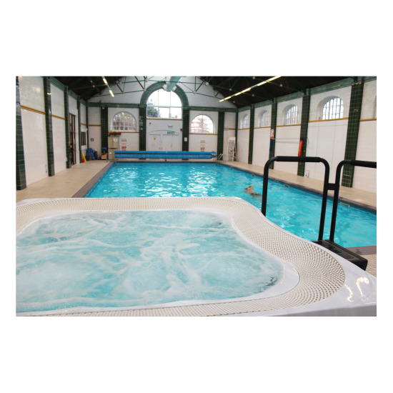 Гидромассажный спа-бассейн Allseas Spa River Flow Square (переливной)