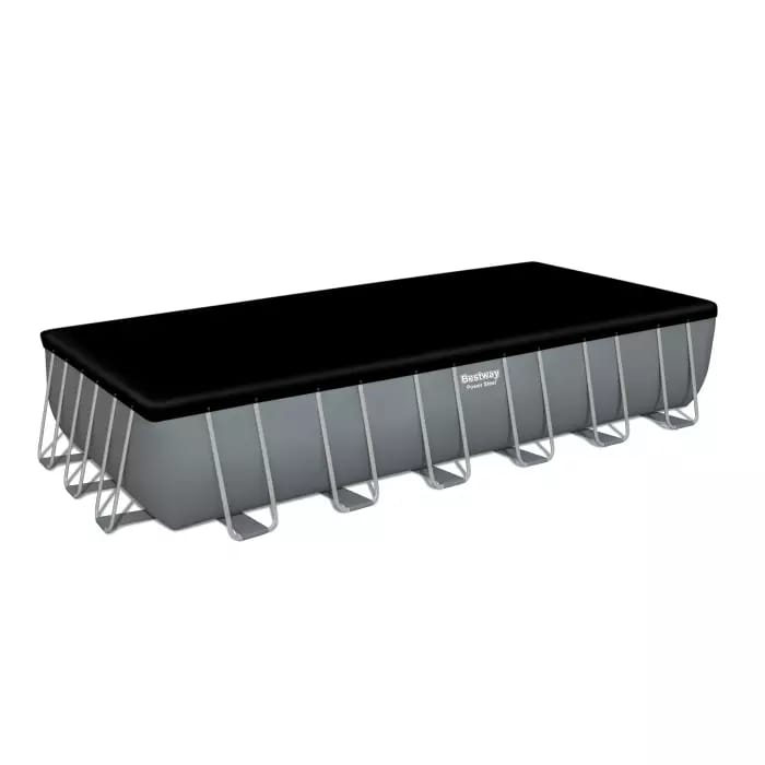 Bestway 56475 BW Каркасный бассейн Power Steel 732х366х132см, 30045л, песч.фил.-нас. 5678л/ч, лестн., тент, попл.-доз