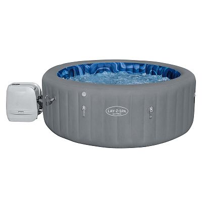 Bestway 60075 BW СПА-бассейн 166/216х80см "Santorini HydroJet Pro" 1190л, круглый, с гидро-аэромассажем