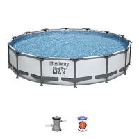 Bestway 56595 BW Каркасный бассейн Steel Pro Max 427х84см, 10220л, фил.-насос 2006л/ч