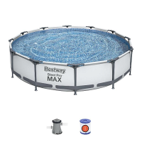Bestway 56416 BW Каркасный бассейн Steel Pro Max 366х76см, 6473л, фил.-насос 1249л/ч
