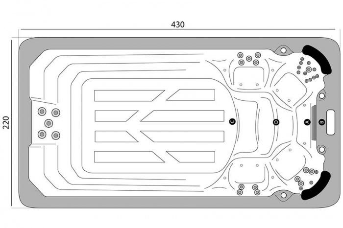 Плавательный бассейн Sunrans SR-823