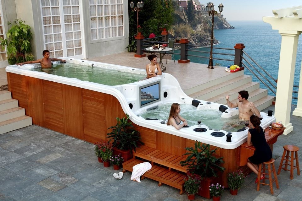 Плавательный спа-бассейн JNJ Spas Cosmo