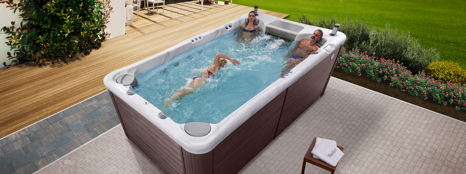 Плавательный спа бассейн Wellis Danube W-Flow
