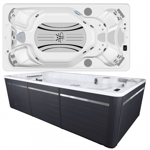 Спа бассейн с противотоком Hydropool AquaSport 14 AX