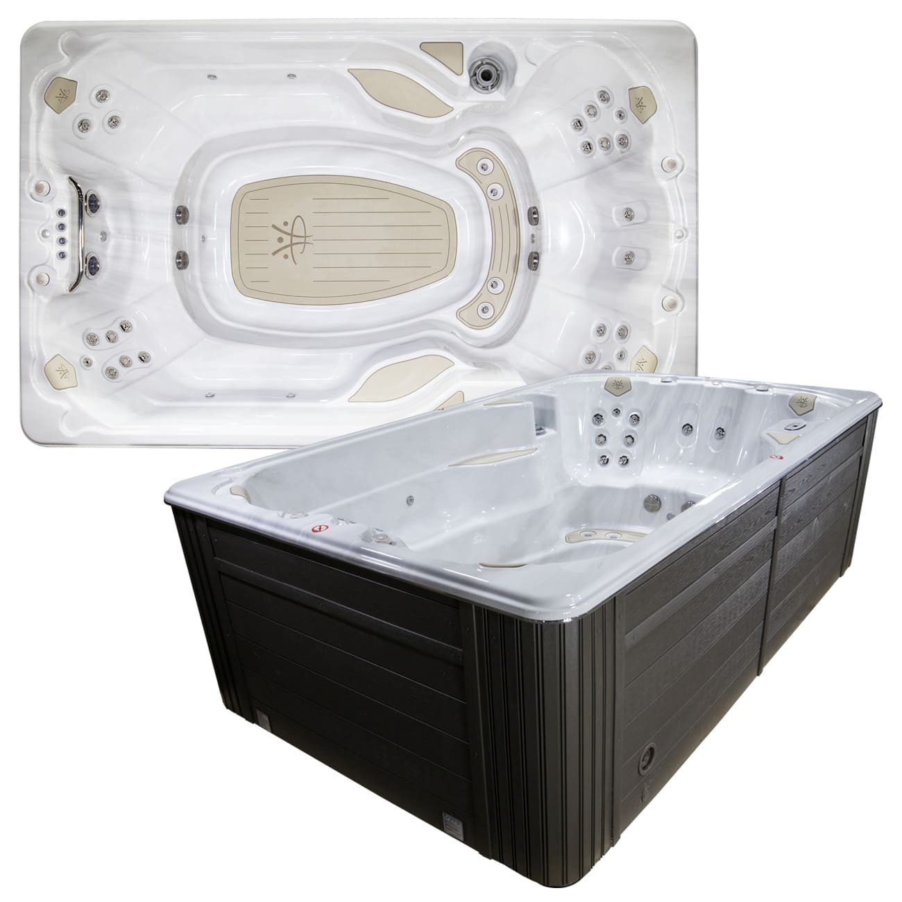 Спа бассейн с противотоком Hydropool AquaPlay 12FFP