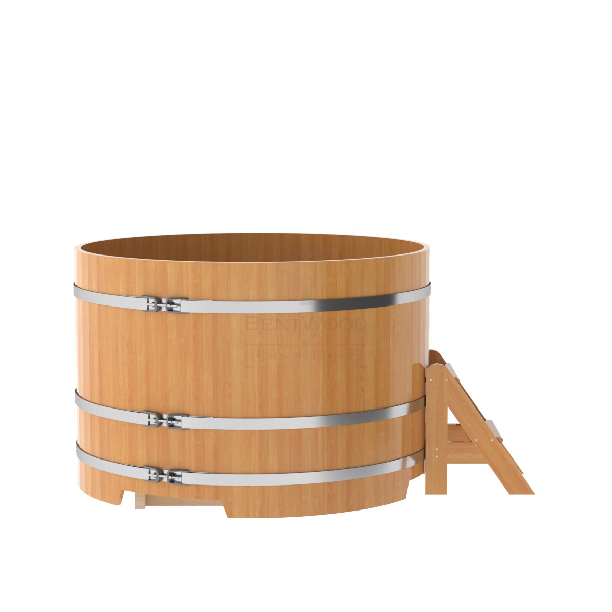 Купель круглая из лиственницы d=1,50