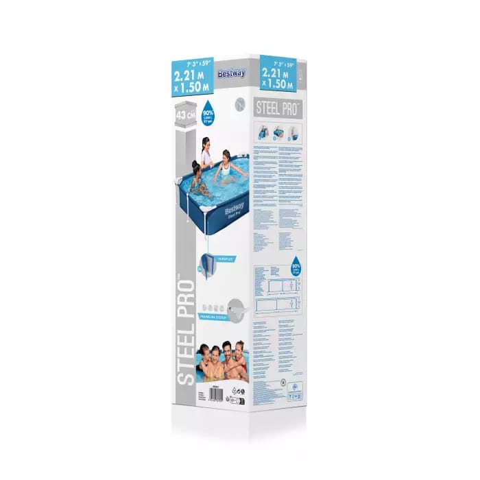 Bestway 56401 BW Каркасный бассейн Steel Pro 221х150х43см, 1200л